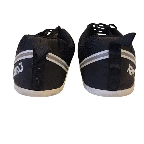 XERO Shoes Men's Size 11.5 Black White Prio Running Minimalist Barefoot Sneakers - Picture 5 of 9